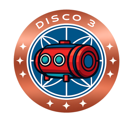 DISCO 3 badge med ubåd